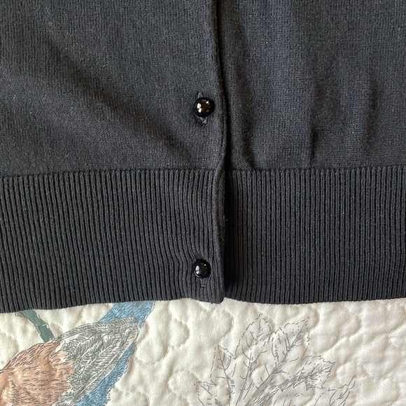 NWT Melissa McCarthy Long Sleeve Beaded Collar Cardigan - Picture 5 of 7